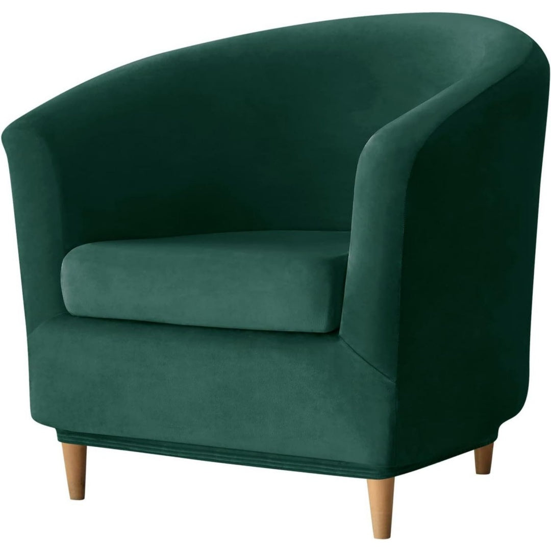 Copripoltrona verde scuro