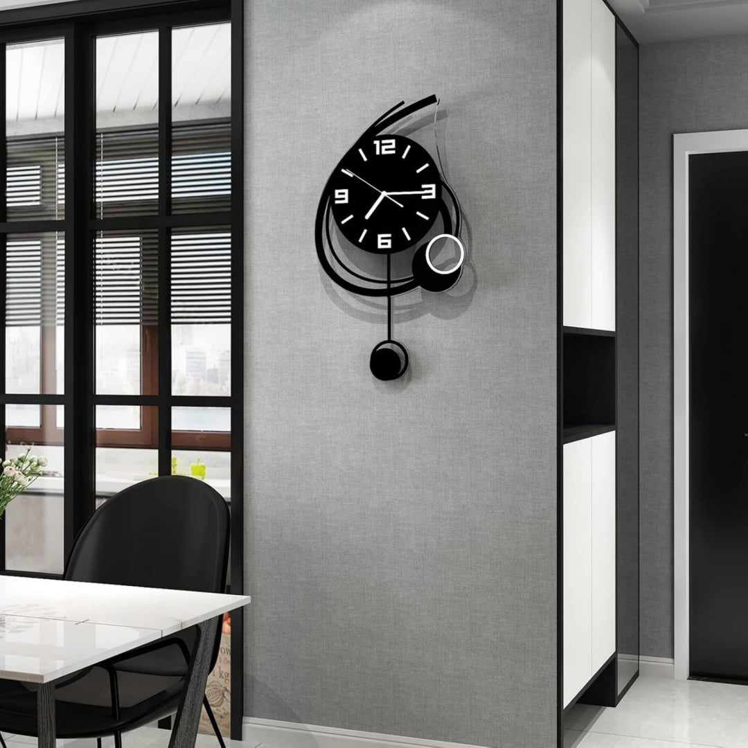 Orologio da parete nero