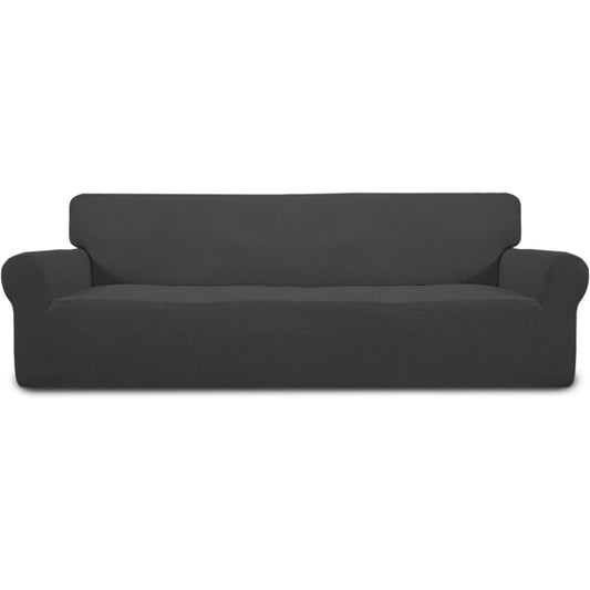 Copridivano elasticizzato grigio scuro