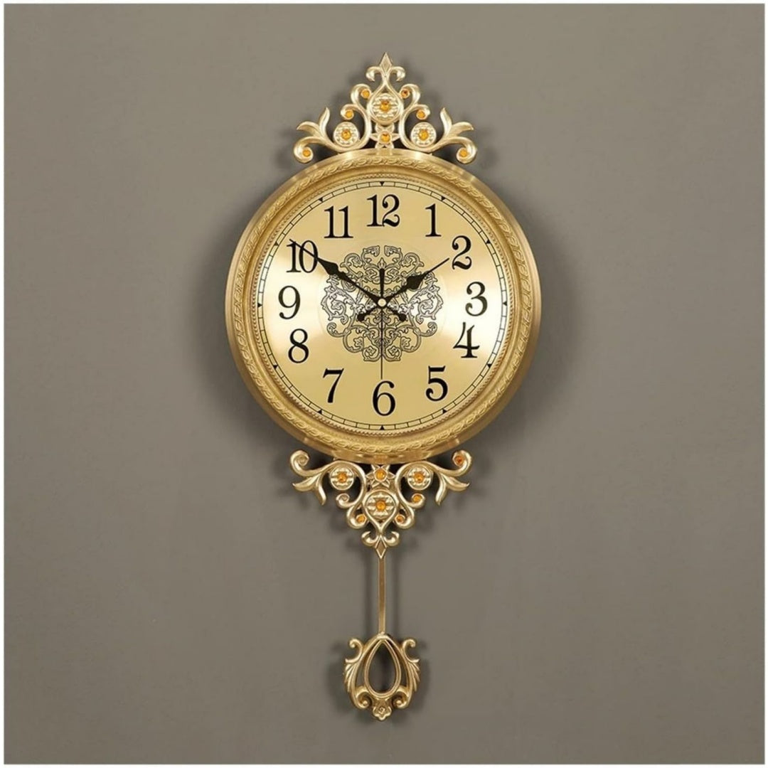 Mobile funzionale struttura in metallo stile vintage oro