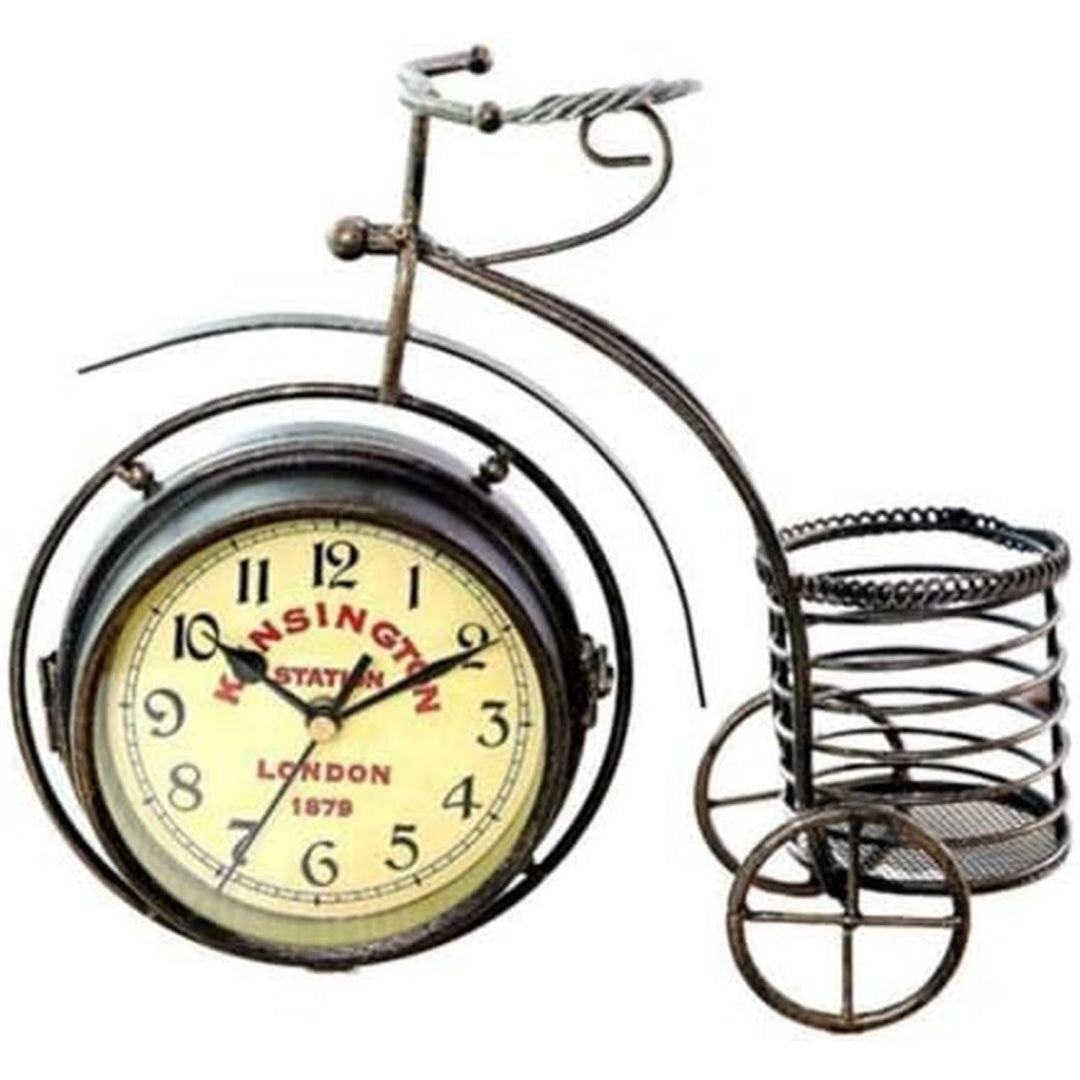 Orologio da tavolo a forma di bicicletta